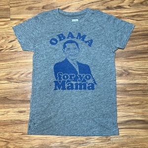 Spark in the Dark Obama For Your Mama T-shirt Medium Gray Heather